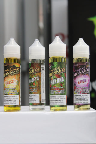 Twelve Monkeys E-Liquid 6mg, 3mg