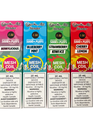 Genie Air Slender Mesh Coil Disposable 5000 Puff